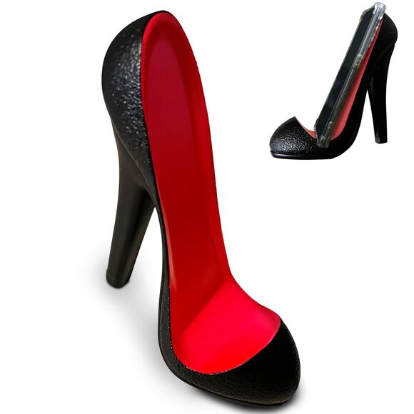 Trovety Chic High Heels Desk Phone Holder - Add Glamour to Your Workspace - Picture 1 of 7